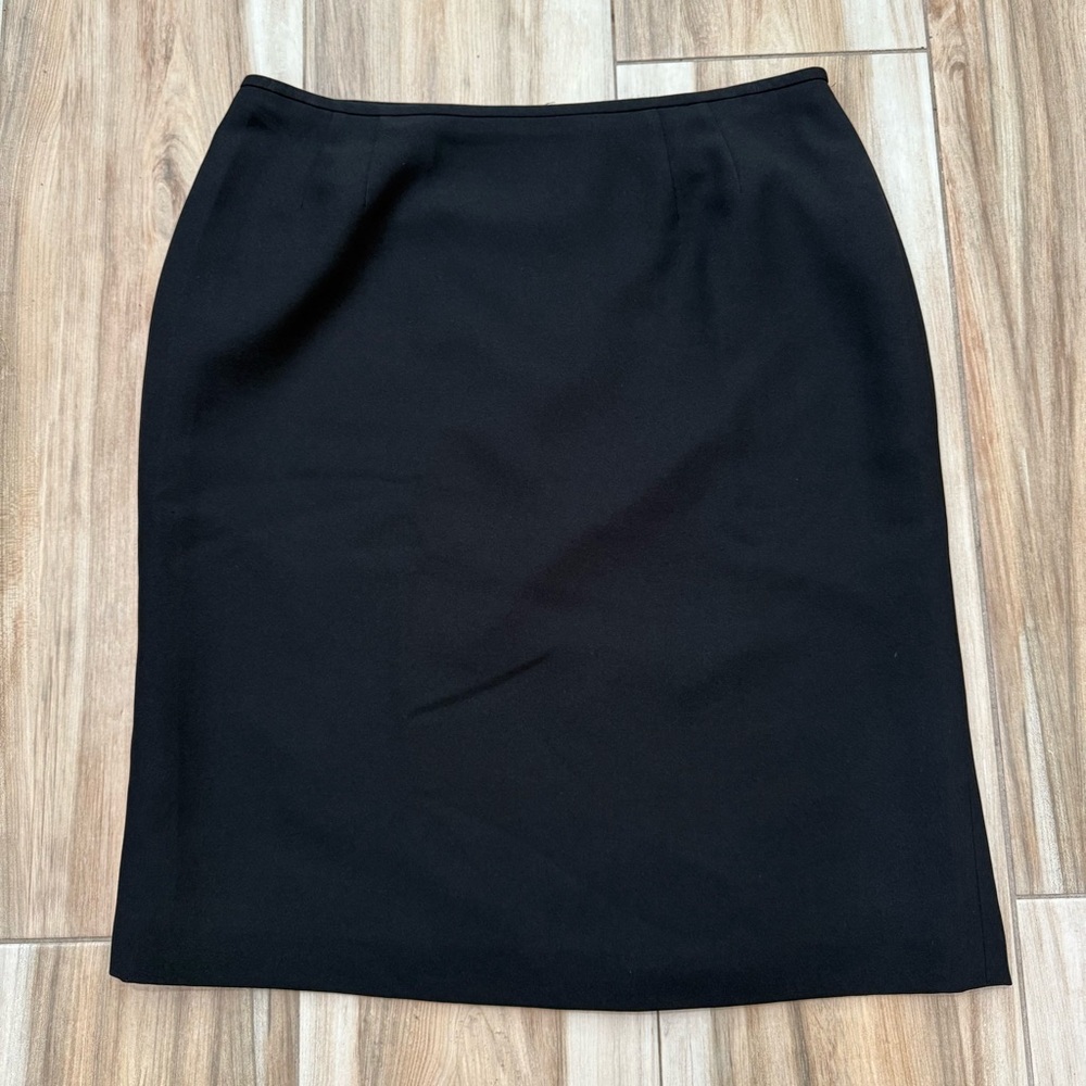Kasper | Classic Black Career Separate Straight Skirt Size 16